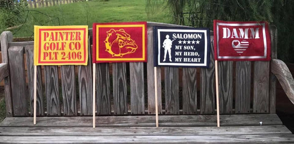 Personalized Flags and Signs