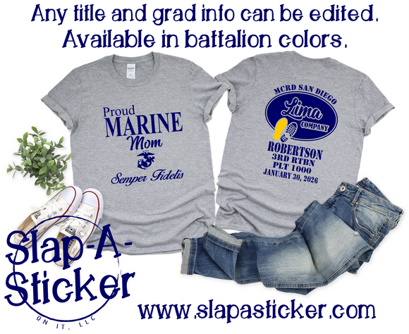 1-30-26 LIMA CO - USMC - MCRD SAN DIEGO - PRE-DESIGNED SHIRTS (F-10 B-448) - ALL ORDERS SHIP 3 WEEKS FROM ORDER DATE