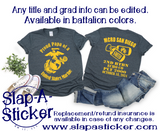 ECHO Company Grad Shirt Pre-Designed (F-9 B-318) - USMC PARRIS ISLAND OR SAN DIEGO (Insured against grad date changes)