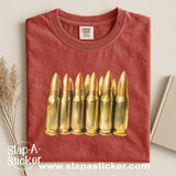 AMMO - SLAP-A-STICKER ON IT - COMFORT COLORS -  1717 TEE