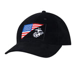 Rothco USMC Eagle, Globe and Anchor / US Flag Low Pro Cap