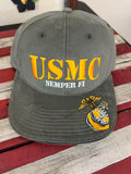 Rothco Deluxe Vintage USMC Embroidered Low Pro Cap