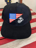 Rothco USMC Eagle, Globe and Anchor / US Flag Low Pro Cap