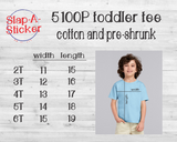 5100P Toddler Tee - DESIGN YOUR OWN - Includes 2 designs of your choice! - INSURED AGAINST GRAD DATE CHANGES