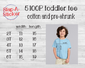 5100P - Toddler Tee (not available in gold, dark heather, graphite heather, or charcoal)