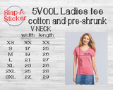 5V00L Ladies V-Neck Tee - DESIGN YOUR OWN - Includes 2 designs of your choice! - INSURED AGAINST GRAD DATE CHANGES