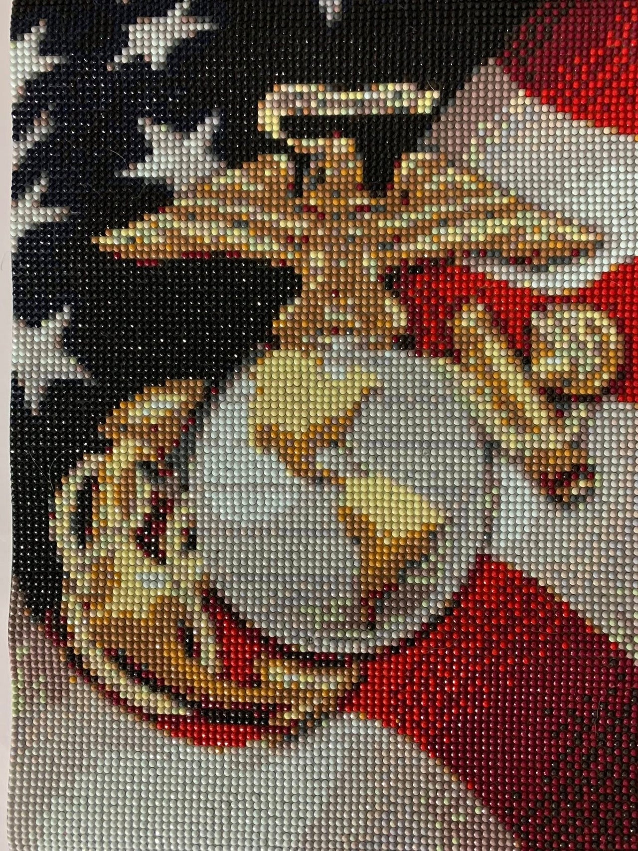 USMC Bead Art - Handmade - Approx:9"X13" AVAILABLE TO SHIP NOW