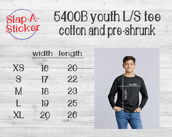 5400B Youth Long Sleeved Tee - BUILD YOUR OWN SHIRT