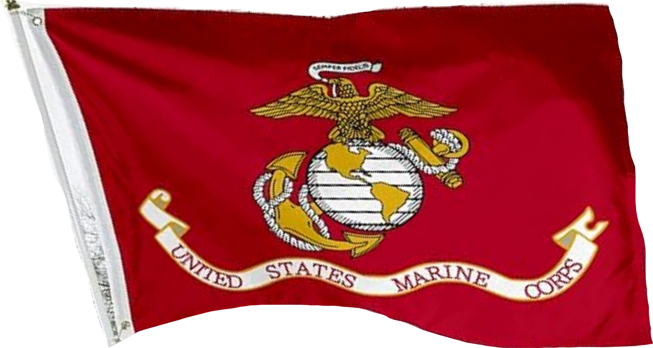 UNITED STATES MARINE CORPS - FLAG - USMC 3'x5' (with grommets)