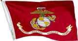 UNITED STATES MARINE CORPS - FLAG - USMC 3'x5' (with grommets)
