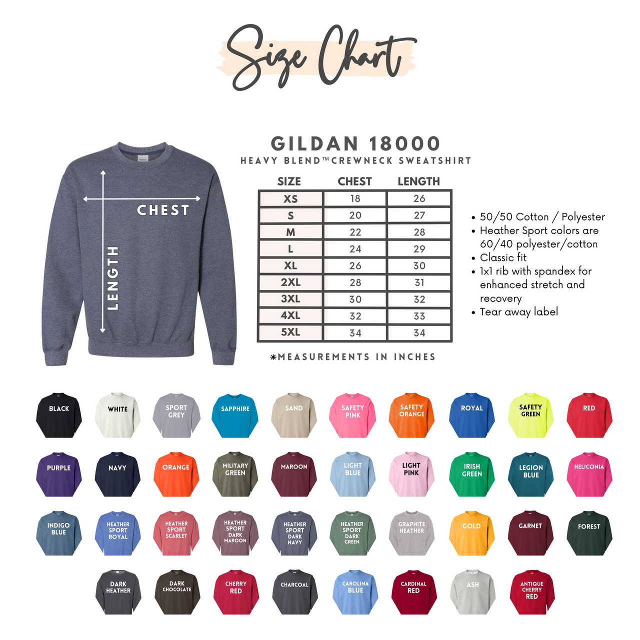 18000 Unisex  Sweatshirt F-380 RS-194 LS-42
