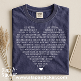 HEAVEN - SLAP-A-STICKER ON IT - COMFORT COLORS -  1717 TEE