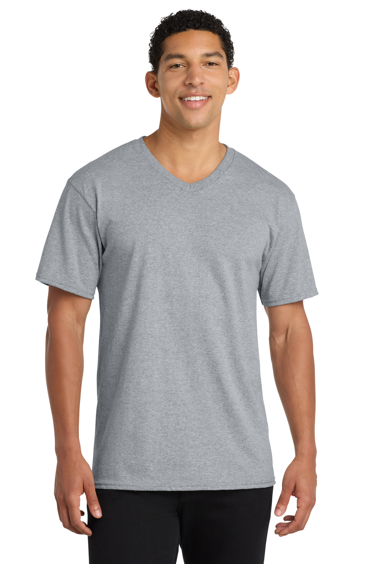 PORT & CO Core Cotton UNISEX V-NECK TEE (PC54V)