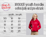 DESIGN YOUR OWN SHIRT - Gildan YOUTH Hoodie 18500B Pre-shrunk - Insurance against grad date changes included!