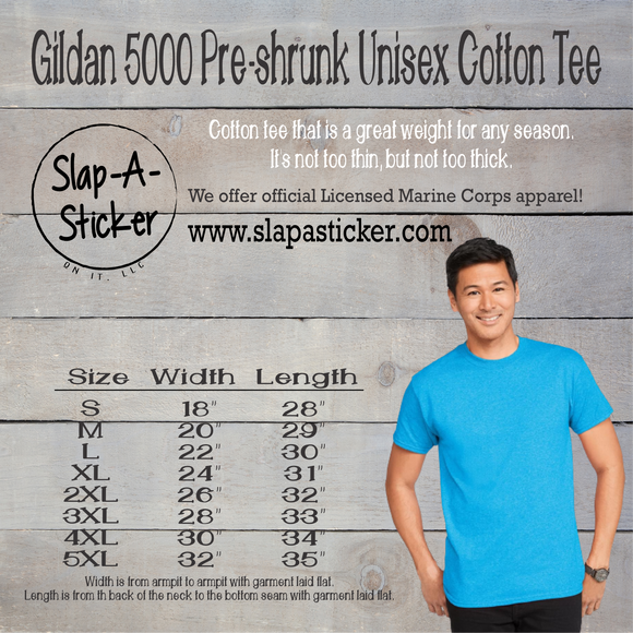 DESIGN YOUR OWN SHIRT - Gildan Unisex Tee 5000  Pre-shrunk