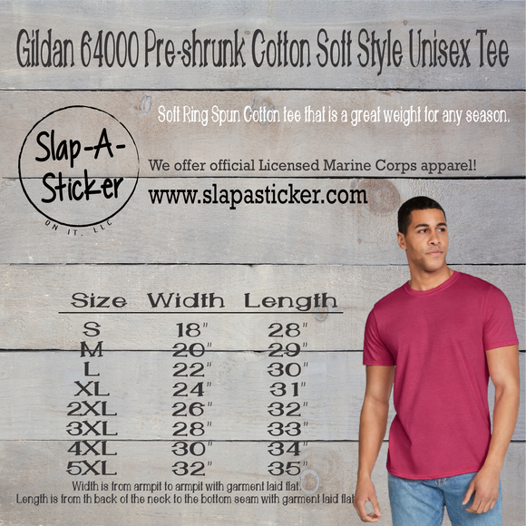 DESIGN YOUR OWN SHIRT - Gildan Unisex Tee 64000 Soft Style Pre-shrunk