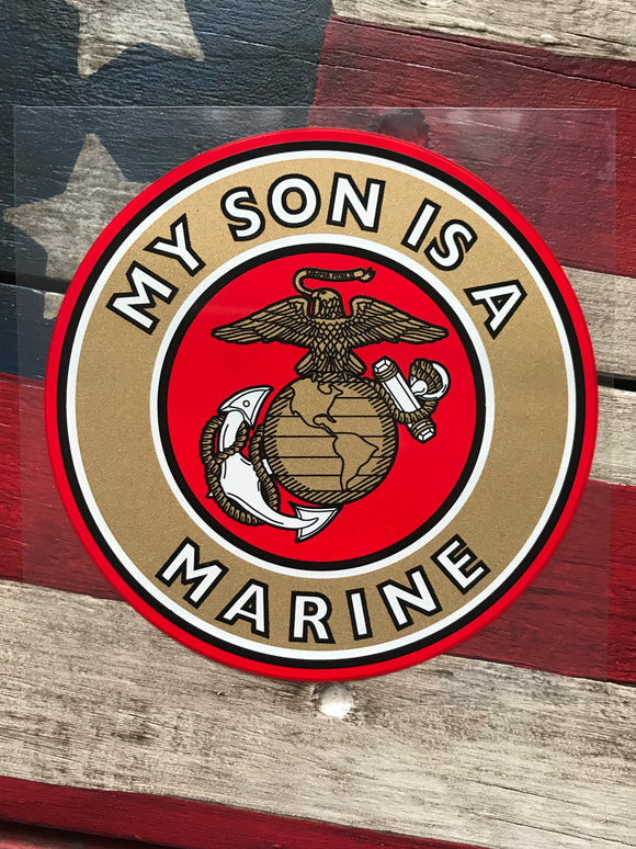 My Son is a Marine sticker