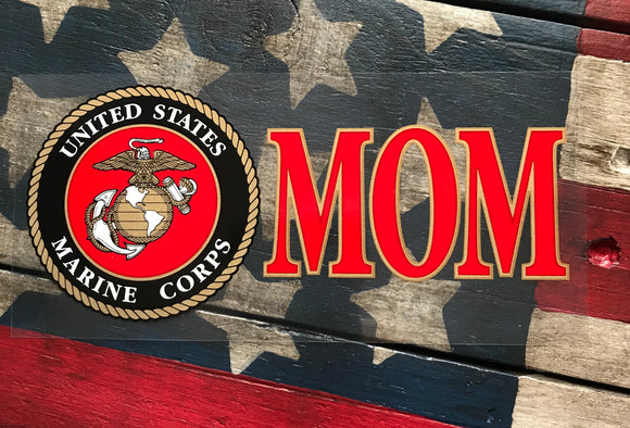 USMC MOM sticker