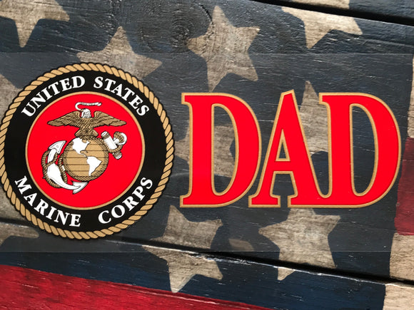 USMC DAD sticker