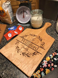 Cutting Board - EXTRA LARGE  - Laser Engraved - Free Personalization