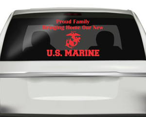 Large Car Decal - "Proud Family" 412