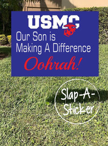 MOTO RUN, YARD, AND CRUCIBLE TABLE -  SIGN 18" X 24" WITH YARD STAKE - Making a difference